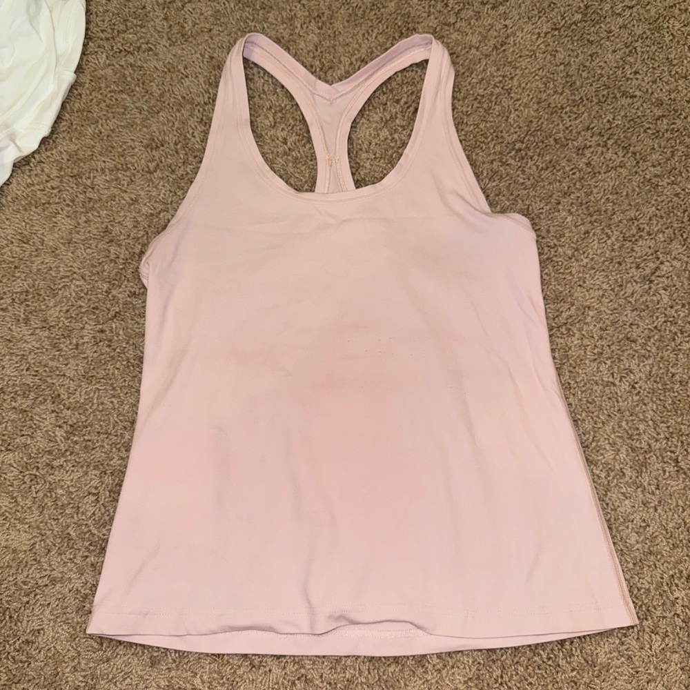 Lululemon Pink Racerback TankTop (has slight picking but not noticeable when on)